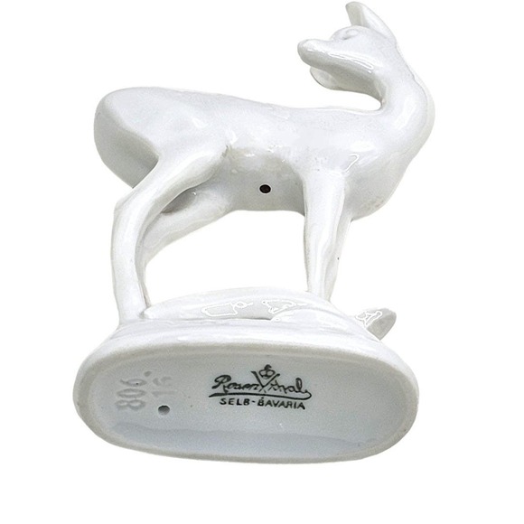 Rosenthal Minature White Porcelain Deer Figurine - Picture 5 of 5